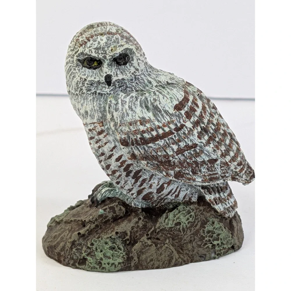 VINTAGE‎ 1970's NEAL DEATON OWL FIGURINE THE BRONZE MENAGERIE